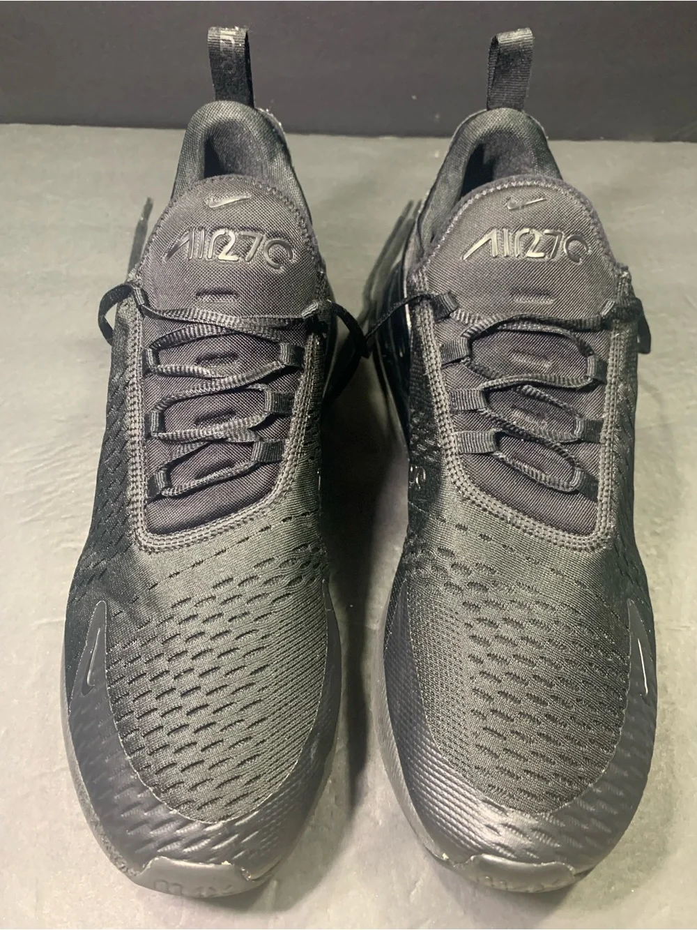 Nike Air Max 270 Men’s Black Running Walking Sneakers Shoe Size- 14